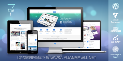 WordPress 企业主题 The7 v3.9.3 中文汉化版商业主题免费下载