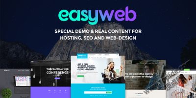 EasyWeb v2.2.1 – WordPress 主机 SEO 设计类主题