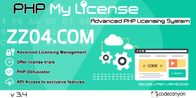 PHPMyLicense v3.4.81 PHP在线授权系统 PHP Obfuscator 混淆加密 API功能