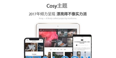 漂亮得不像实力派 WordPress Cosy主题 免费下载