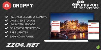 Droppy Amazon S3 – Droppy 第三方存储插件