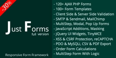 Just Forms full v2.4 – 多款PHP在线表格