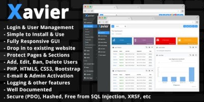 Xavier v3.1.5 – PHP用户登录管理系统