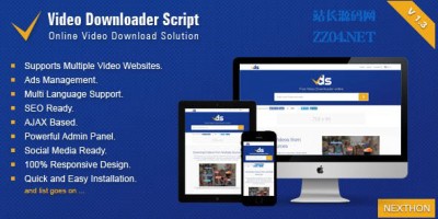 PHP在线视频下载程序 Video Downloader Script v1.3