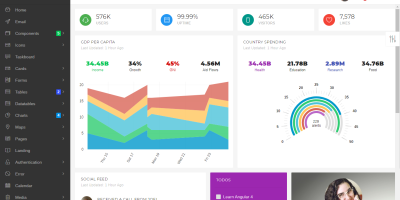 Decima v2.0 – 基于Bootstrap 4 Angular 5 的 Admin 后台管理模板