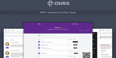 Osiris 轻论坛网站源码 BBS简约社区程序 PHP论坛系统商业版