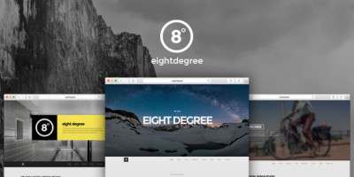 Eight Degree 单页视差 WordPress主题 v1.1.2