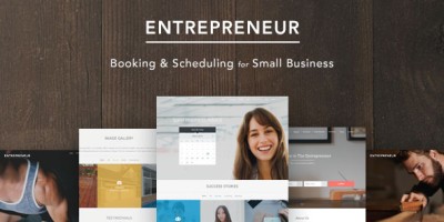 商务预订网站源码 WordPress 主题 Entrepreneur